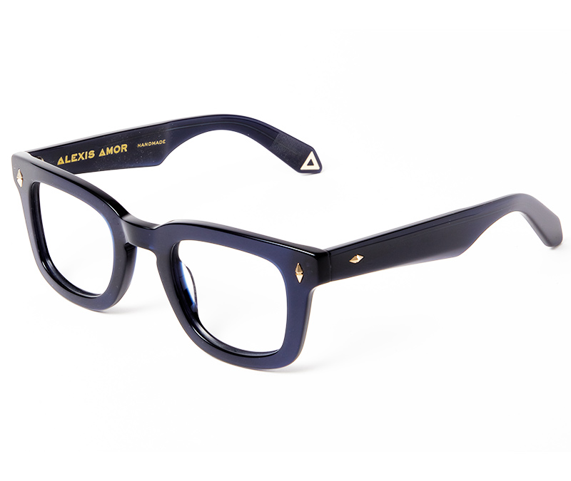 Alexis Amor Arlo frames in Deepest Cobalt