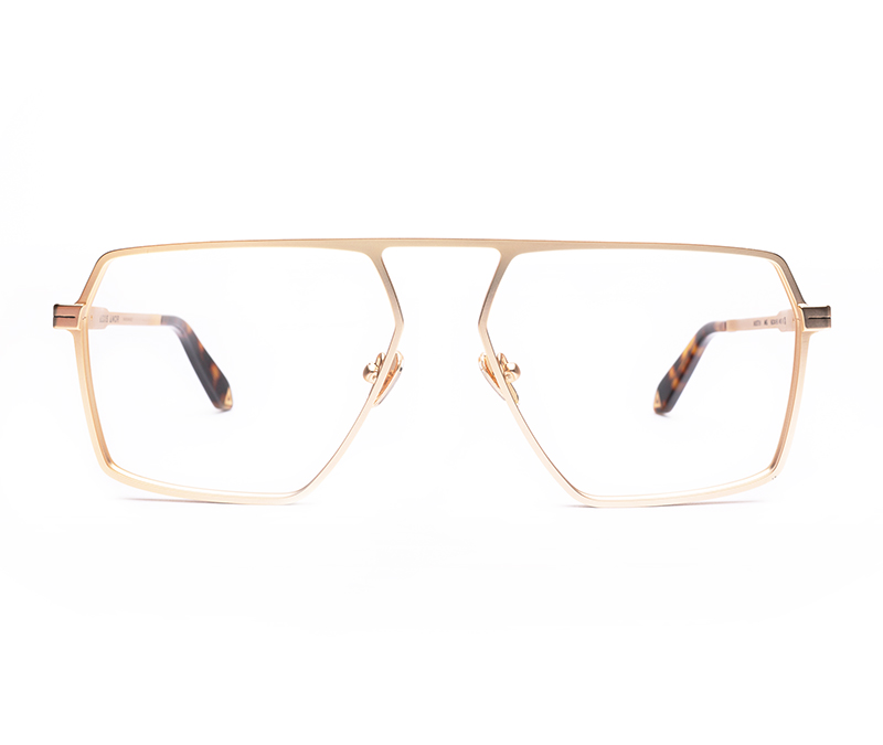 Amor Optical Austin frames in Matte Gold
