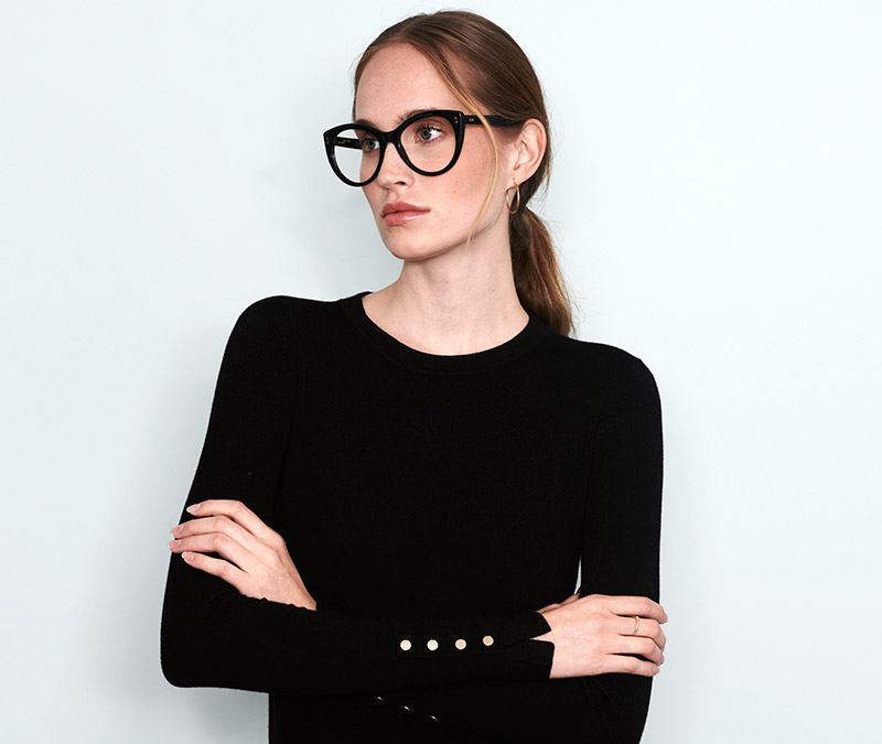 Alexis Amor Ava frames in Caramel Havana Stripe