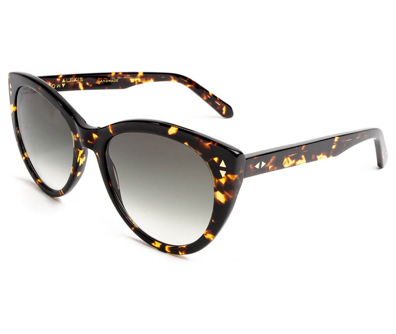 Alexis Amor Ava sunglasses in Amber Fleck