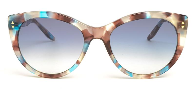 Alexis Amor Ava frames in Blue Havana Tortoise