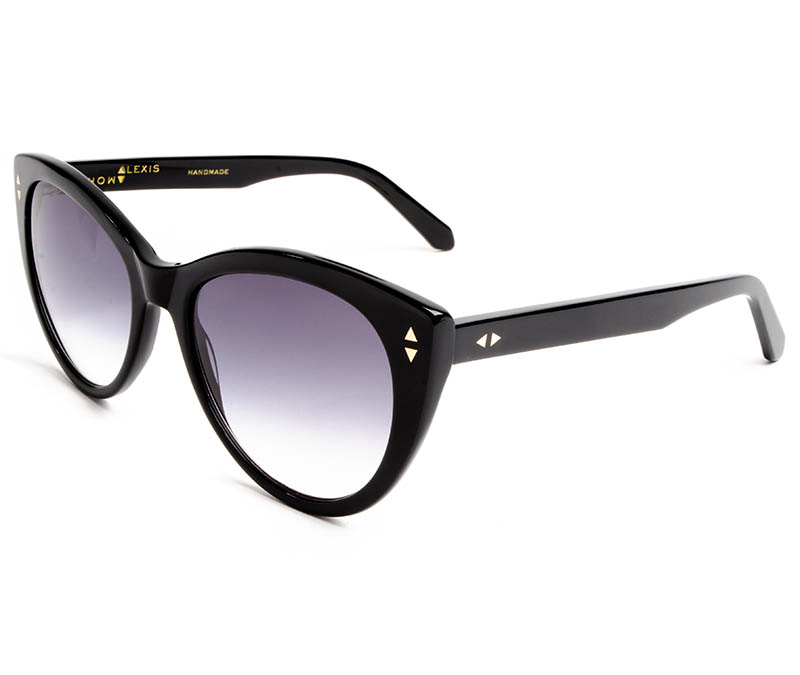 Alexis Amor Ava sunglasses in Gloss Piano Black