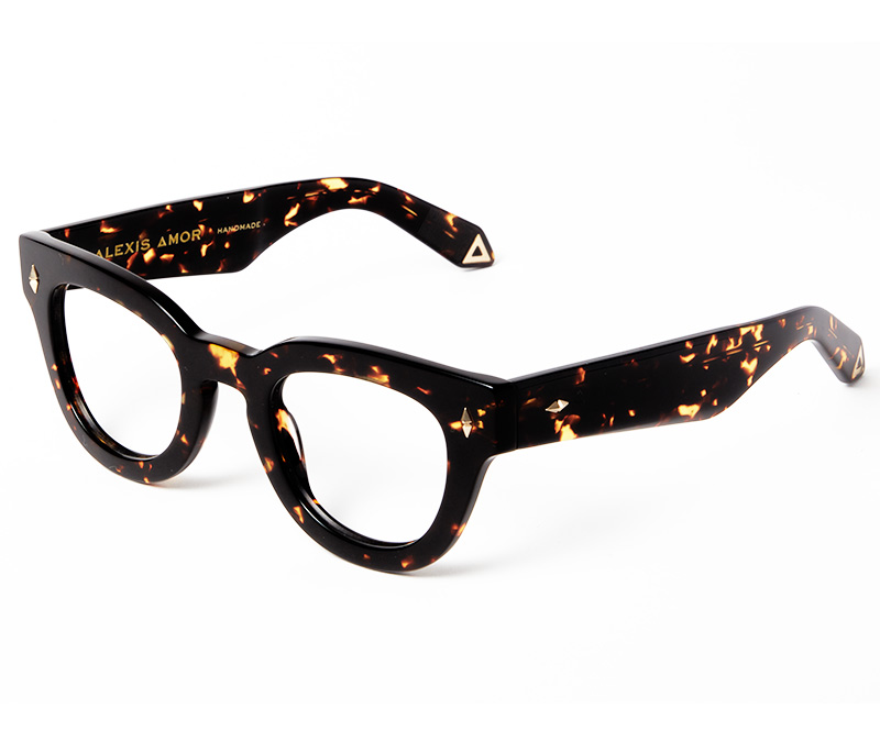 Alexis Amor Bea frames in Dark Amber Fleck