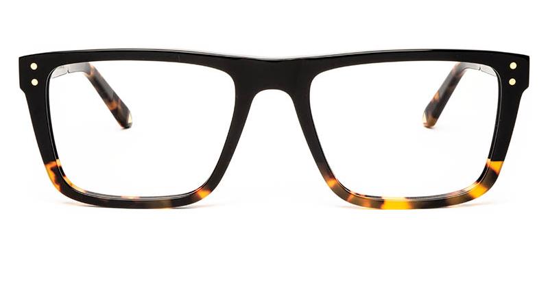 Alexis Amor Beckett frames in Gloss Black + Havana