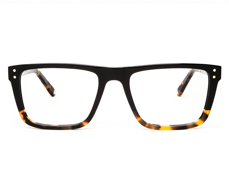 Alexis Amor Beckett frames in Gloss Black + Havana