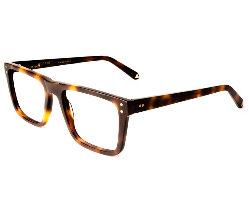 Alexis Amor Beckett frames in Matte Havana