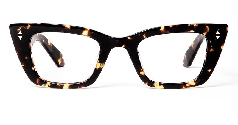 Alexis Amor Betty frames in Dark Amber Fleck