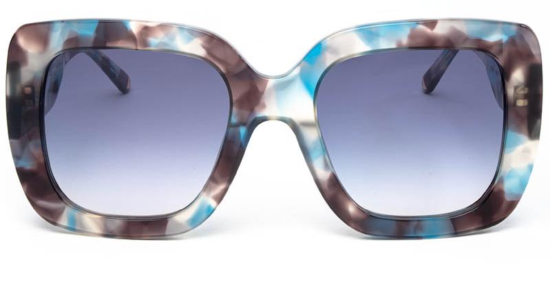 Alexis Amor Bibi frames in Blue Havana Tortoise