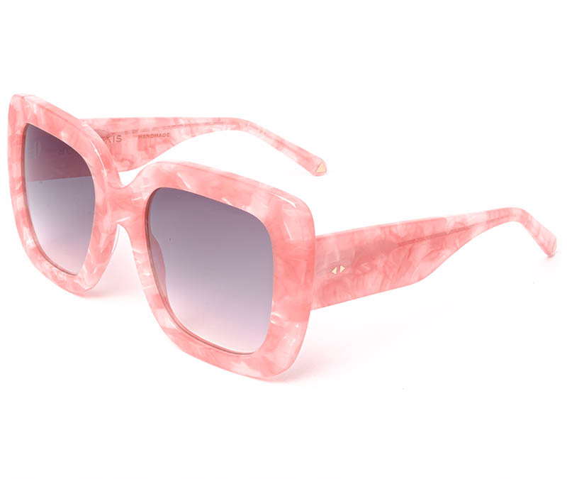 Alexis Amor Bibi Sunglasses In Hot Pink Marble 