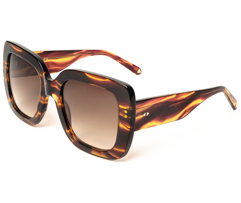 Alexis Amor Bibi sunglasses in Smooth Caramel Stripe