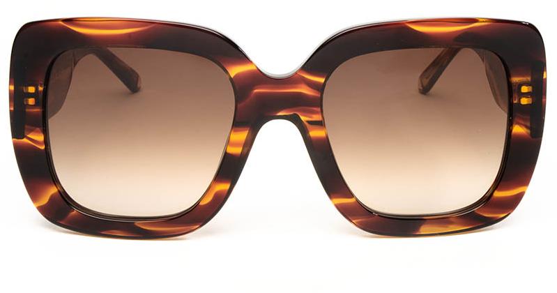 Alexis Amor Bibi frames in Smooth Caramel Stripe