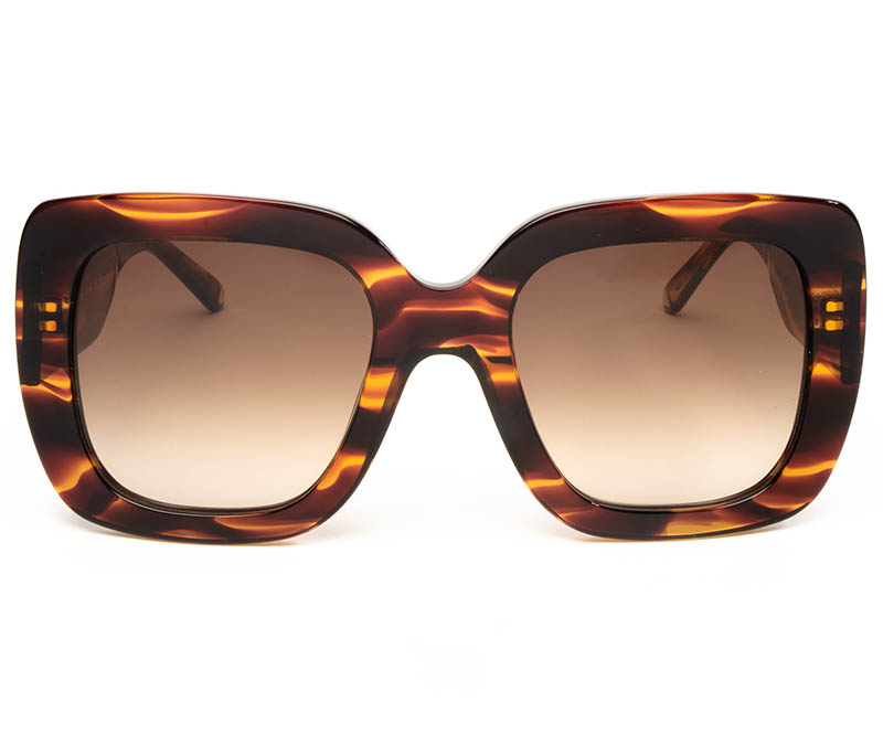 Alexis Amor Bibi sunglasses in Smooth Caramel Stripe