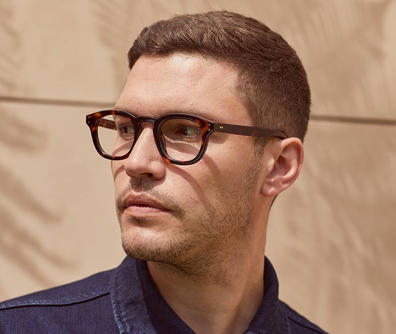 Alexis Amor Billy frames in Medium Dark Tortoise