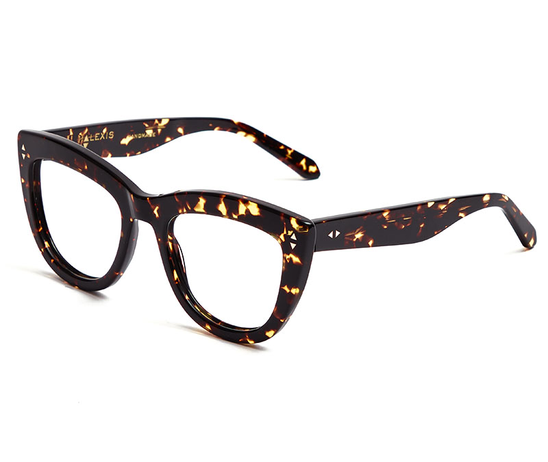 Alexis Amor Birdie X frames in Amber Fleck