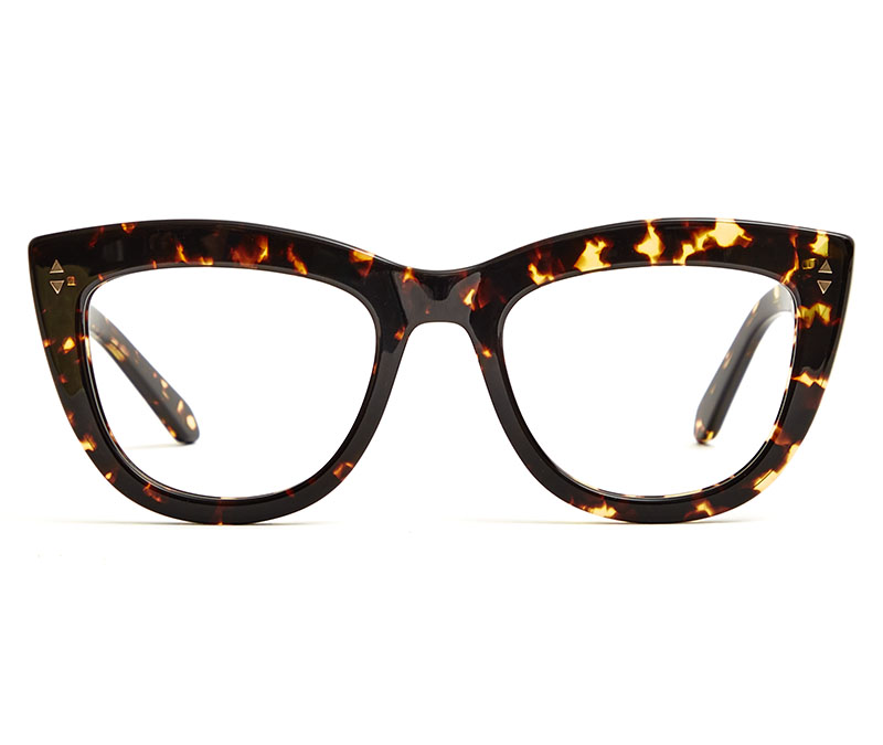 Alexis Amor Birdie X frames in Amber Fleck