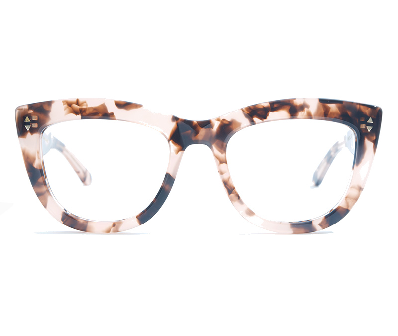 Alexis Amor Birdie X frames in Rose Havana Quartz