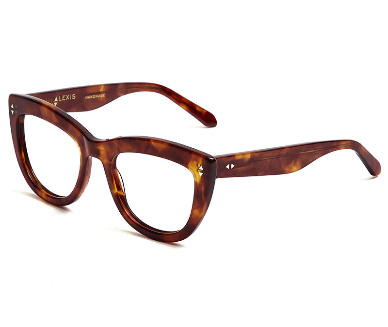 Alexis Amor Birdie X frames in Super Luxe Havana