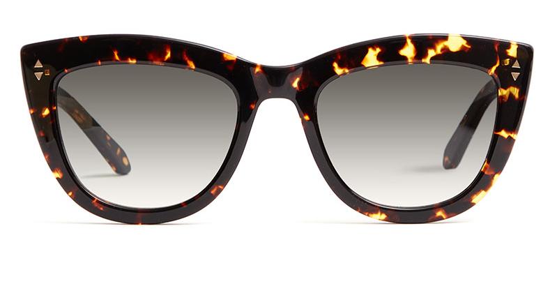 Alexis Amor Birdie X sunglasses in Amber Fleck