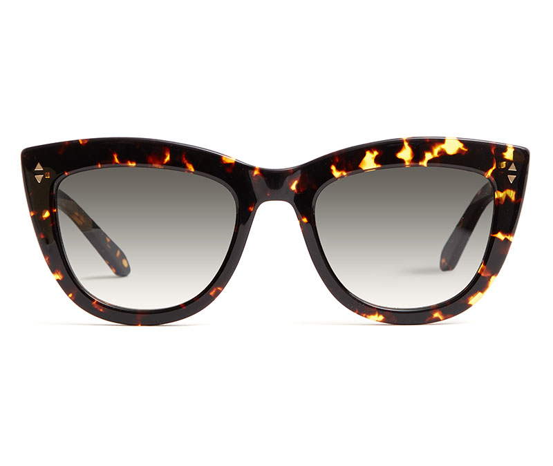 Alexis Amor Birdie X sunglasses in Amber Fleck