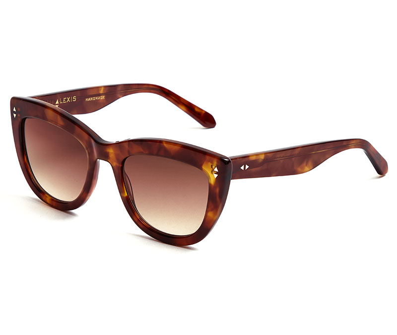 Alexis Amor Birdie X sunglasses in Super Luxe Havana