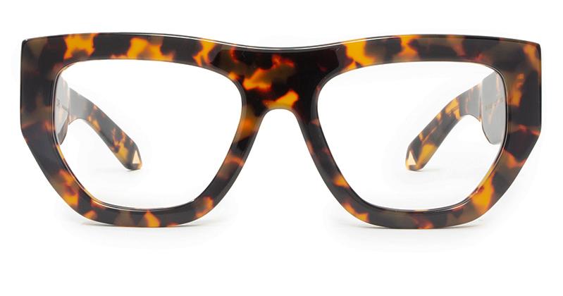 Alexis Amor Blaise frames in Light Leopard Tortoise