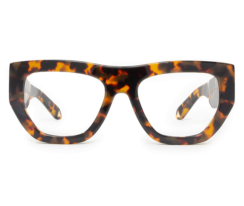 Alexis Amor Blaise frames in Light Leopard Tortoise