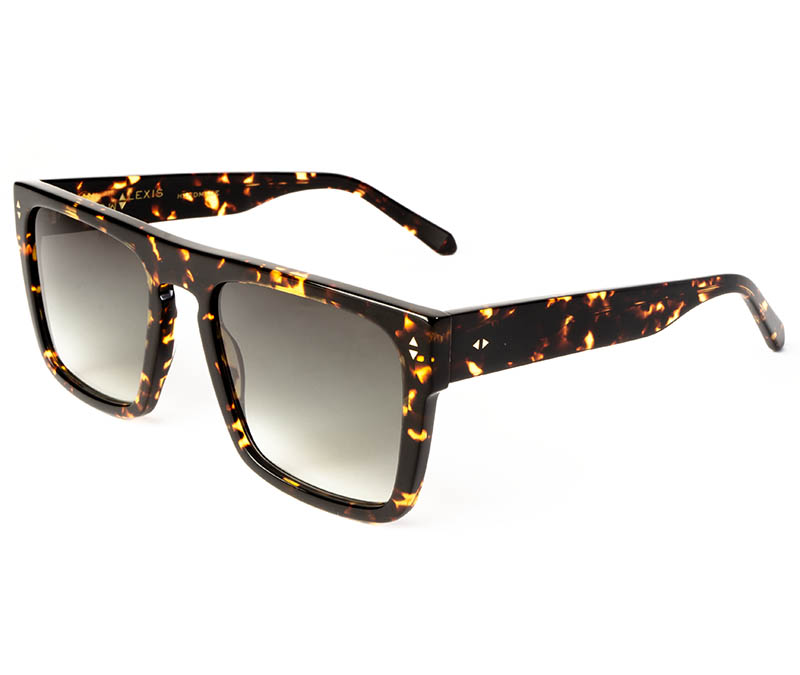 Alexis Amor Blake sunglasses in Amber Fleck Gold