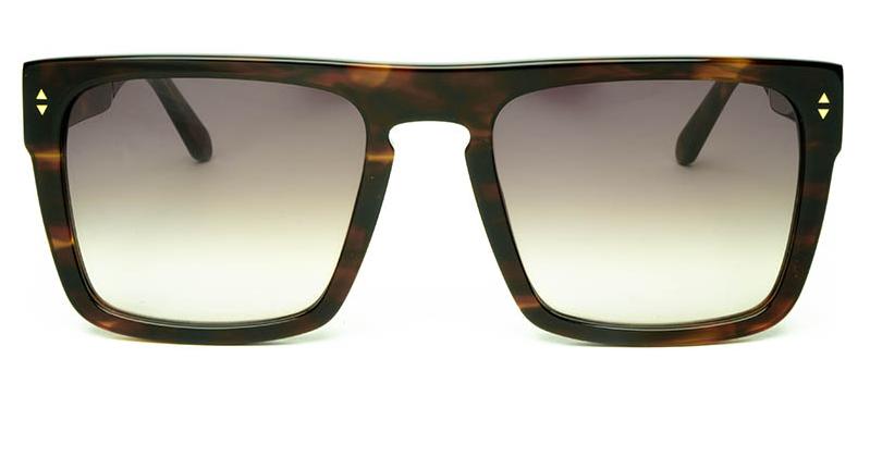 Alexis Amor Blake frames in Caramel Havana Stripe