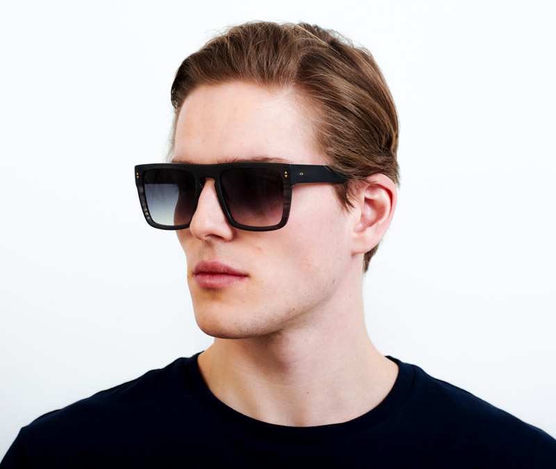 Alexis Amor Blake sunglasses in Gloss Piano Black