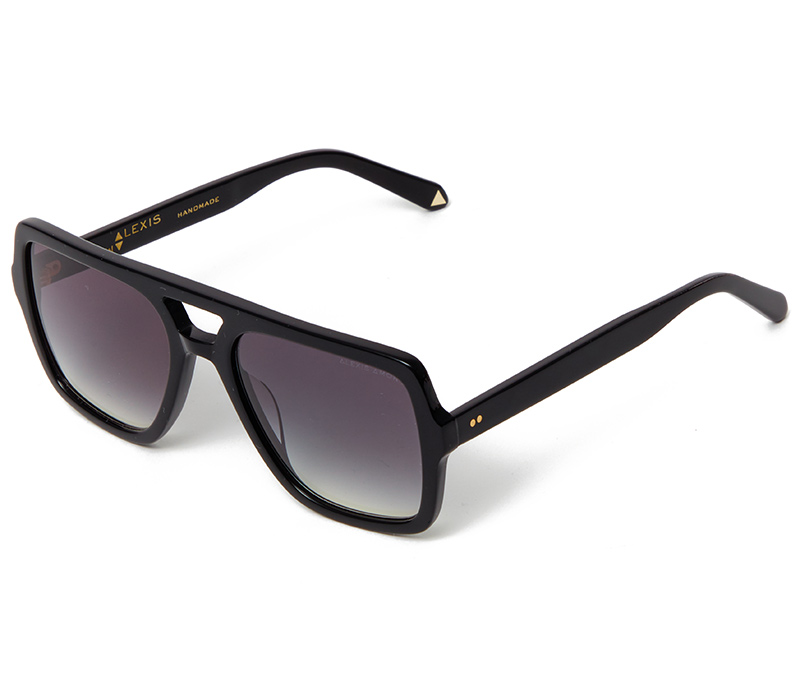 Alexis Amor Burt sunglasses in Gloss Piano Black