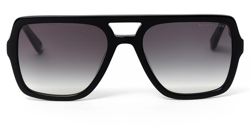 Alexis Amor Burt sunglasses in Gloss Piano Black