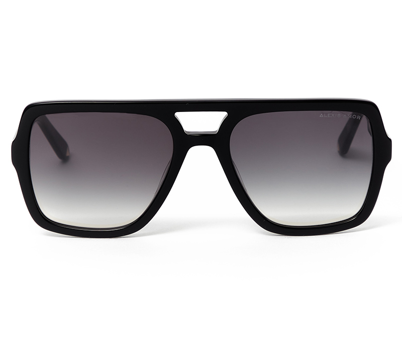 Alexis Amor Burt sunglasses in Gloss Piano Black