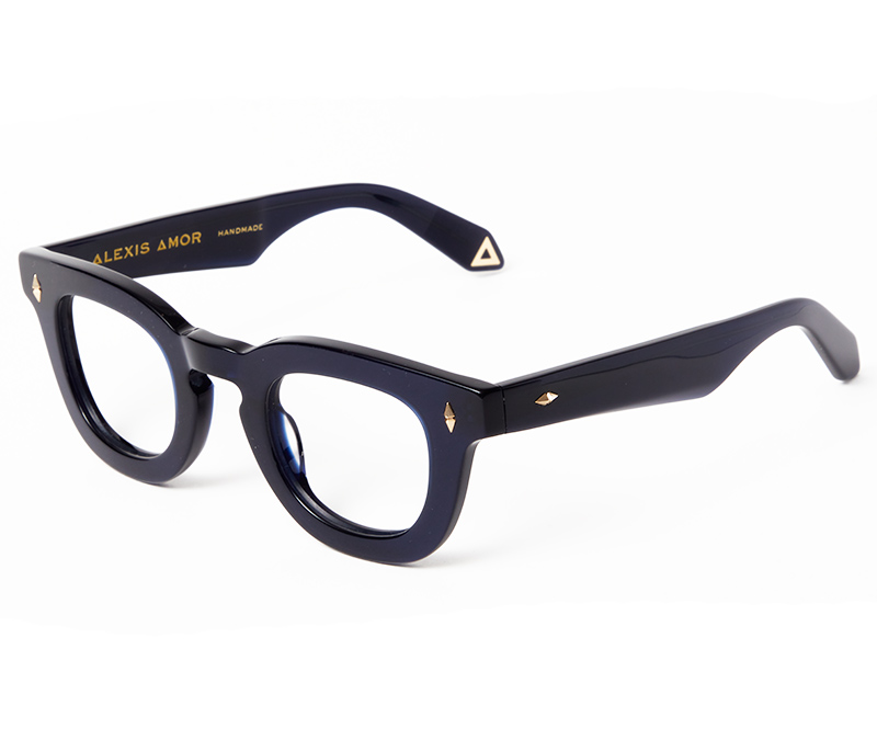 Alexis Amor Cameron frames in Deepest Cobalt