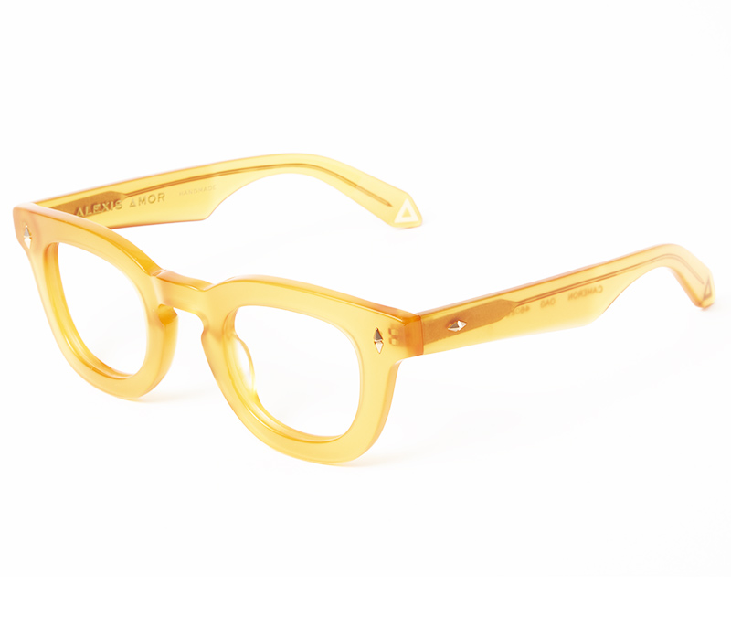 Alexis Amor Cameron frames in Opaque Amber Glow