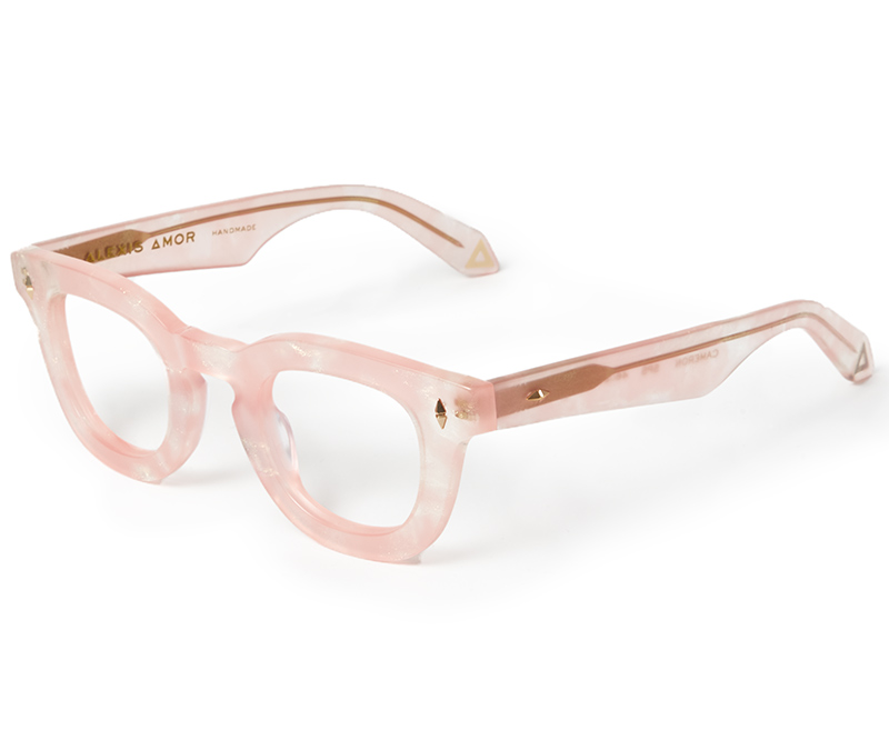 Alexis Amor Cameron frames in Soft Pink Sparkle