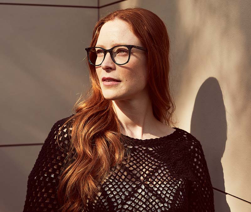 Alexis Amor Carey frames in Super Luxe Havana