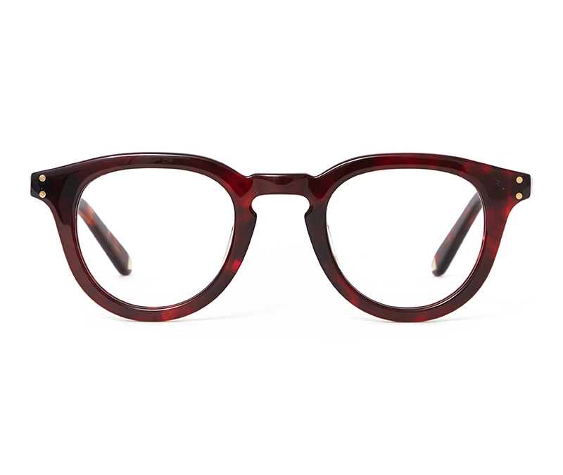 Alexis Amor Charlie X frames in Cranberry Red Tortoise