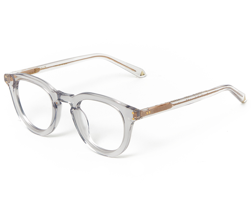 Alexis Amor Charlie X frames in Light Grey Crystal