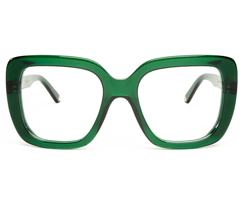 Alexis Amor Coco frames in Deepest Darkest Emerald