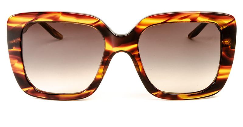 Alexis Amor Coco frames in Smooth Caramel Stripe