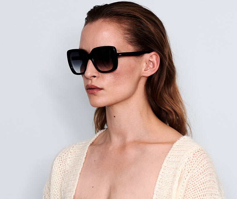 Alexis Amor Coco sunglasses in Smooth Caramel Stripe