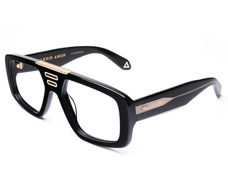 Amor Optical Cooper frames in Grand Piano Black