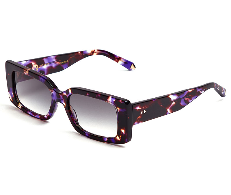 Alexis Amor Cora sunglasses in Limited Edition Purple Peacock Marble