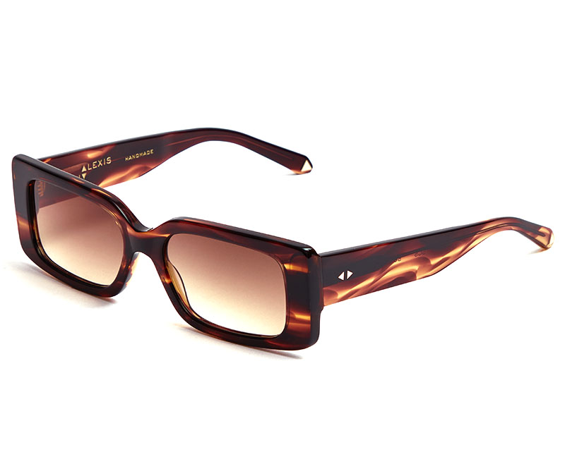 Alexis Amor Cora sunglasses in Smooth Caramel Stripe