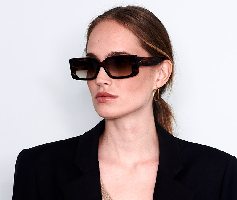 Alexis Amor Cora sunglasses in Smooth Caramel Stripe