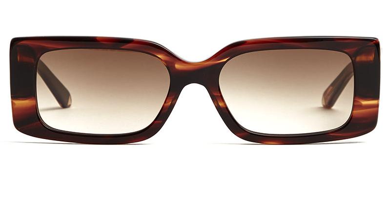 Alexis Amor Cora frames in Smooth Caramel Stripe