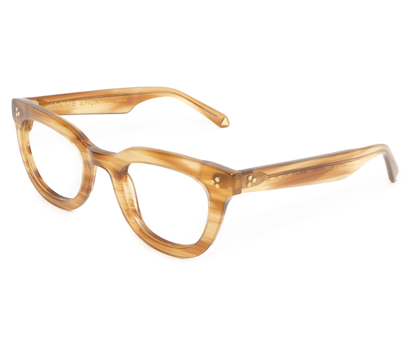 Alexis Amor Dakota frames in Havana Blonde Stripe