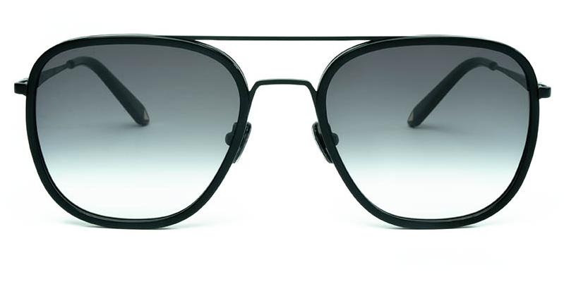 Alexis Amor Dallas frames in Matte Black Matte Black