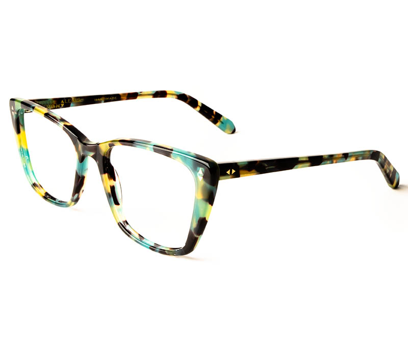 Alexis Amor Dana frames in Turquoise Tortoise