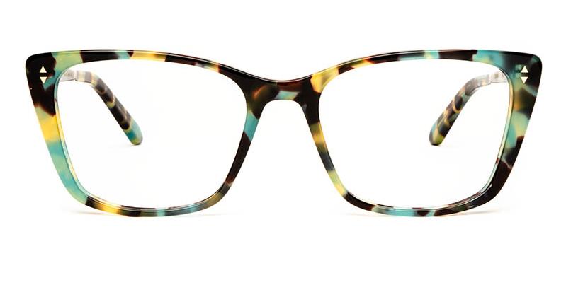 Alexis Amor Dana frames in Turquoise Tortoise